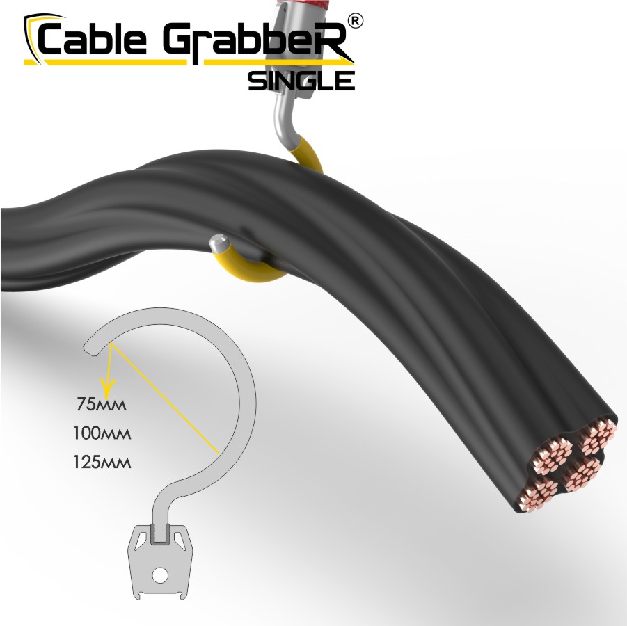 Инструмент безопасности для ручного перемещения кабелей Cable GrabbeR SINGLE STCGS 210